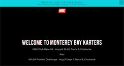 Desktop Screenshot of montereybaykarters.com