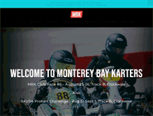 Tablet Screenshot of montereybaykarters.com